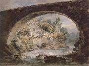 Joseph Mallord William Turner The bridge on the river oil painting artist